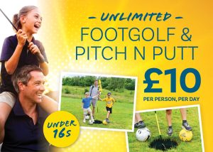 Unlimited Footgolf and Pitch 'n' Putt for only £10