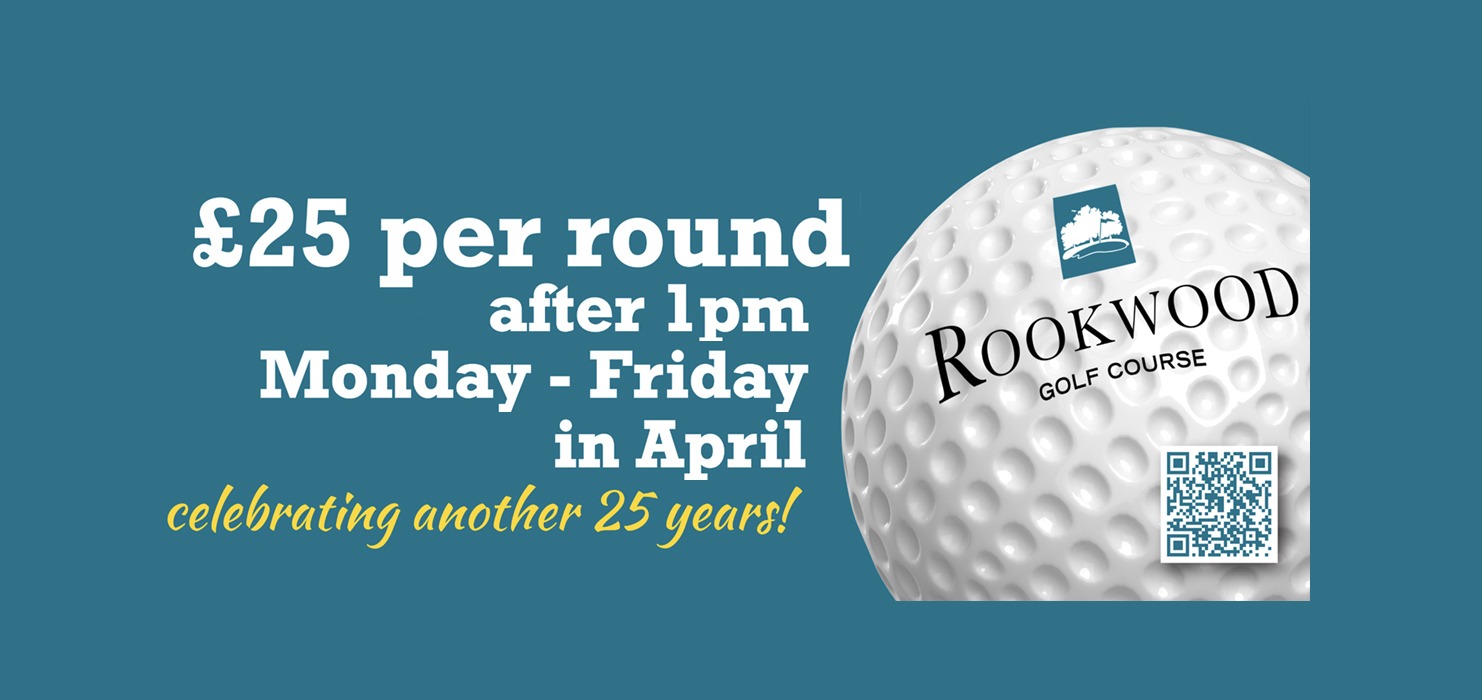 £25 per round after 1pm. Monday to Friday in April